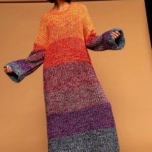 Dressed in LaLa Rainbow Sweater Dress 2XL/3XL NWT